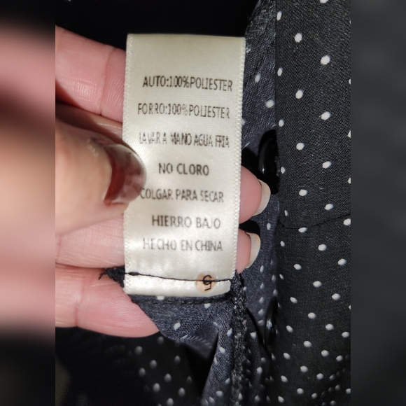 Sadie & Sage Cropped Wide-Leg Polka Dot Jumpsuit - Picture 5 of 9